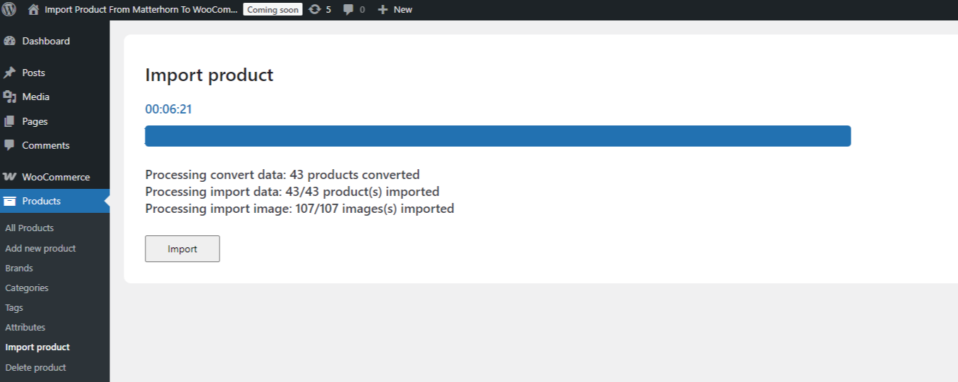 Fat Matterhorn import product to WooCommerce - 4
